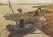 Pierre Puvis de Chavannes The Poor Fisheman Spain oil painting artist
